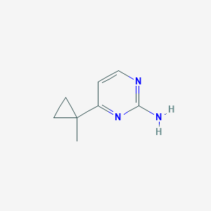 4-(1-Methylcyclopropyl)pyrimidin-2-amine