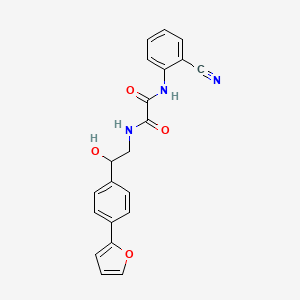 N-(2-cyanophenyl)-N'-{2-[4-(furan-2-yl)phenyl]-2-hydroxyethyl}ethanediamide