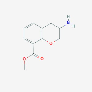molecular formula C11H13NO3 B2550244 Methyl 3-aminochroman-8-carboxylate CAS No. 939758-88-0