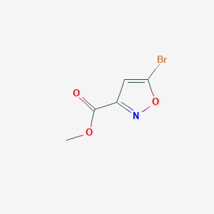 molecular formula C5H4BrNO3 B2550264 Methyl 5-bromo-1,2-oxazole-3-carboxylate CAS No. 2092727-66-5