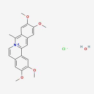 molecular formula C22H24ClNO5 B2550334 Coralyne chloride hydrate CAS No. 1031265-39-0