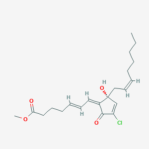 molecular formula C21H29ClO4 B025504 chlorovulone III CAS No. 100295-79-2