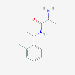 molecular formula C12H18N2O B2550464 (2R)-2-Amino-N-[1-(2-methylphenyl)ethyl]propanamide CAS No. 1290235-36-7