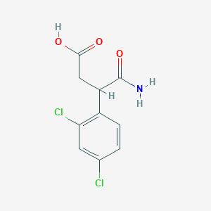 4-Amino-3-(2,4-dichlorophenyl)-4-oxobutanoic acid