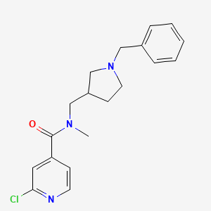 N-[(1-Benzylpyrrolidin-3-YL)methyl]-2-chloro-N-methylpyridine-4-carboxamide