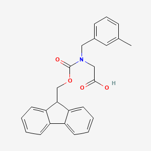 molecular formula C25H23NO4 B2550544 N-Fmoc-3-methylbenzyl-glycine CAS No. 2138196-65-1