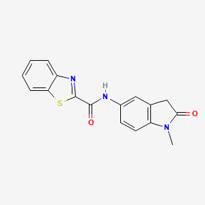 N-(1-methyl-2-oxoindolin-5-yl)benzo[d]thiazole-2-carboxamide