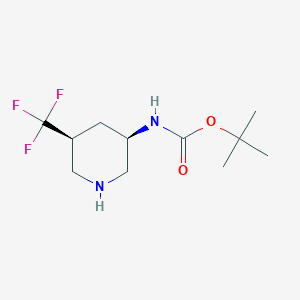 cis-3-(Boc-amino)-5-(trifluormethyl)piperidine