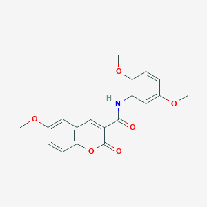 N-(2,5-dimethoxyphenyl)-6-methoxy-2-oxo-2H-chromene-3-carboxamide