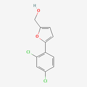 molecular formula C11H8Cl2O2 B2550577 (5-(2,4-Dichlorophenyl)furan-2-yl)methanol CAS No. 292644-30-5