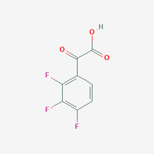 molecular formula C8H3F3O3 B2550622 2-Oxo-2-(2,3,4-trifluorophenyl)acetic acid CAS No. 1511022-22-2