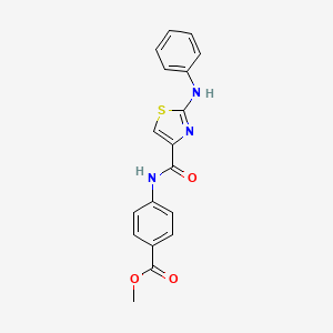 Methyl 4-(2-(phenylamino)thiazole-4-carboxamido)benzoate