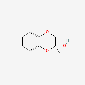 molecular formula C9H10O3 B2550873 2-Methyl-2,3-dihydro-1,4-benzodioxin-2-ol CAS No. 5771-13-1