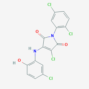 molecular formula C16H8Cl4N2O3 B255091 MFCD02962901 