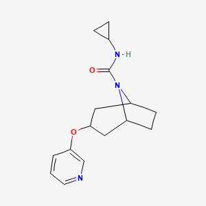 (1R,5S)-N-cyclopropyl-3-(pyridin-3-yloxy)-8-azabicyclo[3.2.1]octane-8-carboxamide