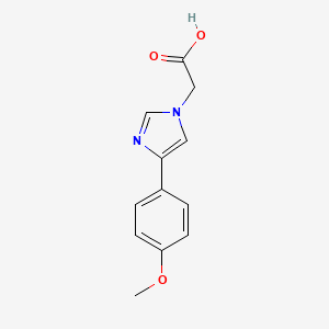 2-(4-(4-methoxyphenyl)-1H-imidazol-1-yl)acetic acid