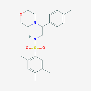 2,4,5-trimethyl-N-(2-morpholino-2-(p-tolyl)ethyl)benzenesulfonamide