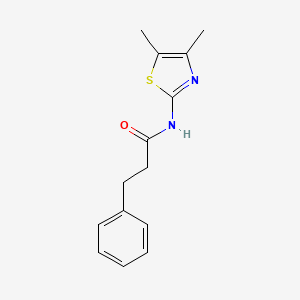N-(4,5-dimethyl-1,3-thiazol-2-yl)-3-phenylpropanamide