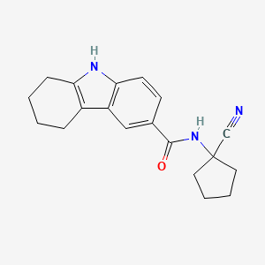 N-(1-cyanocyclopentyl)-2,3,4,9-tetrahydro-1H-carbazole-6-carboxamide