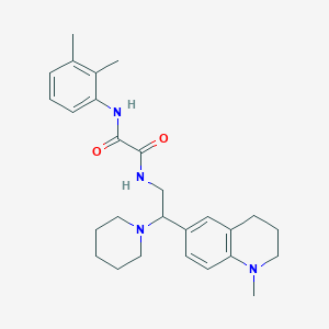 N1-(2,3-dimethylphenyl)-N2-(2-(1-methyl-1,2,3,4-tetrahydroquinolin-6-yl)-2-(piperidin-1-yl)ethyl)oxalamide