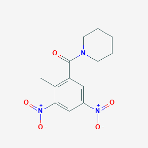 1-(2-Methyl-3,5-dinitrobenzoyl)piperidine