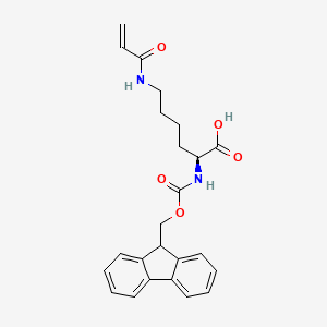 molecular formula C24H26N2O5 B2550944 Fmoc-L-Lys(Acryloyl)-OH CAS No. 894106-43-5