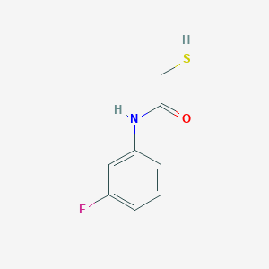 N-(3-fluorophenyl)-2-sulfanylacetamide