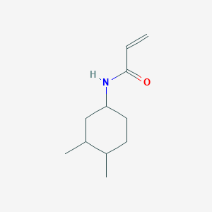 molecular formula C11H19NO B2551026 N-(3,4-dimethylcyclohexyl)prop-2-enamide CAS No. 1339658-39-7