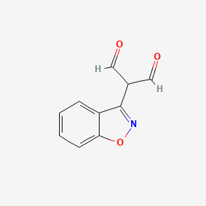molecular formula C10H7NO3 B2551065 2-(1,2-Benzoxazol-3-yl)propanedial CAS No. 2230808-56-5