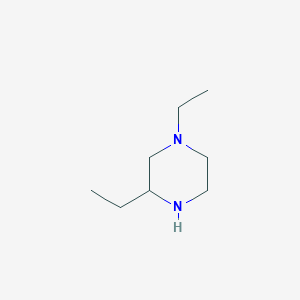 molecular formula C8H18N2 B2551099 1,3-Diethylpiperazine CAS No. 1500023-54-0