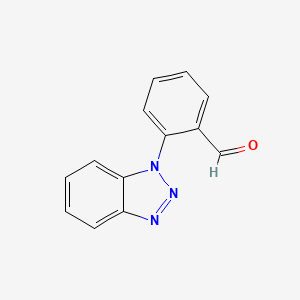 molecular formula C13H9N3O B2551108 2-(1H-1,2,3-benzotriazol-1-yl)benzaldehyde CAS No. 138479-57-9