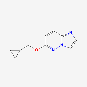 molecular formula C10H11N3O B2551149 6-(Cyclopropylmethoxy)imidazo[1,2-b]pyridazine CAS No. 2202083-32-5