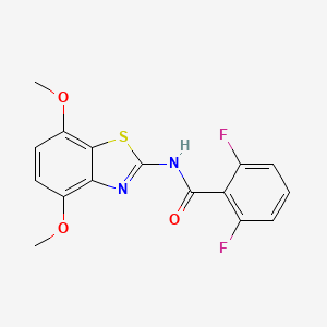 N-(4,7-dimethoxybenzo[d]thiazol-2-yl)-2,6-difluorobenzamide