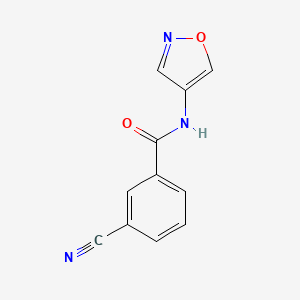 3-cyano-N-(isoxazol-4-yl)benzamide