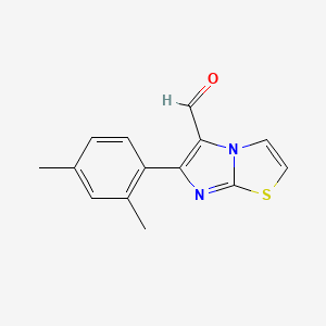 6-(2,4-Dimethylphenyl)imidazo[2,1-b][1,3]thiazole-5-carbaldehyde