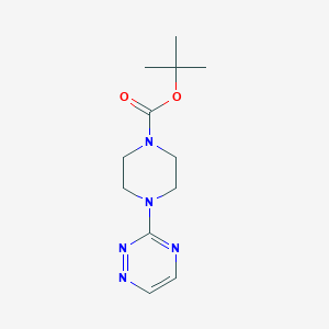 Tert-butyl 4-(1,2,4-triazin-3-yl)piperazine-1-carboxylate