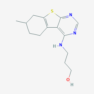 molecular formula C14H19N3OS B255126 MFCD02968062 