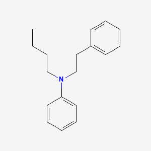 molecular formula C18H23N B2551271 N-Butyl-N-(2-phenylethyl)aniline CAS No. 115419-50-6