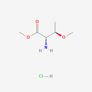 molecular formula C6H14ClNO3 B2551288 methyl (2S,3R)-2-amino-3-methoxybutanoate hydrochloride CAS No. 71776-75-5