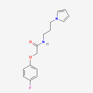 N-(3-(1H-pyrrol-1-yl)propyl)-2-(4-fluorophenoxy)acetamide
