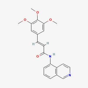 (2E)-N-(isoquinolin-5-yl)-3-(3,4,5-trimethoxyphenyl)prop-2-enamide