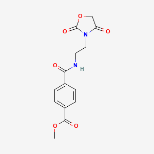 Methyl 4-((2-(2,4-dioxooxazolidin-3-yl)ethyl)carbamoyl)benzoate