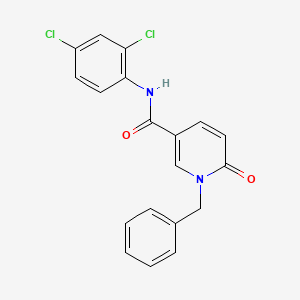 1-benzyl-N-(2,4-dichlorophenyl)-6-oxopyridine-3-carboxamide