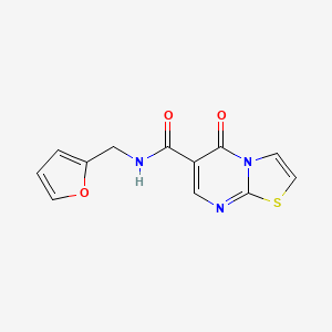 N-(furan-2-ylmethyl)-5-oxo-[1,3]thiazolo[3,2-a]pyrimidine-6-carboxamide