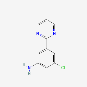 3-Chloro-5-pyrimidin-2-ylaniline