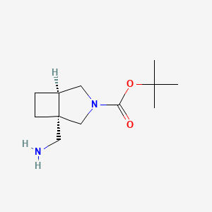 B2551383 Tert-butyl (1S,5R)-1-(aminomethyl)-3-azabicyclo[3.2.0]heptane-3-carboxylate CAS No. 2418594-47-3