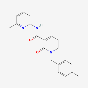 1-(4-methylbenzyl)-N-(6-methylpyridin-2-yl)-2-oxo-1,2-dihydropyridine-3-carboxamide