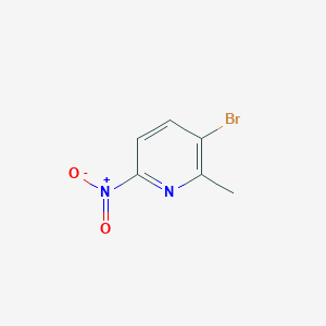 molecular formula C6H5BrN2O2 B2551400 3-Bromo-2-methyl-6-nitropyridine CAS No. 1231930-13-4