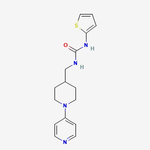 molecular formula C16H20N4OS B2551401 1-((1-(Pyridin-4-yl)piperidin-4-yl)methyl)-3-(thiophen-2-yl)urea CAS No. 2034589-07-4