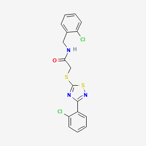 N-(2-chlorobenzyl)-2-((3-(2-chlorophenyl)-1,2,4-thiadiazol-5-yl)thio)acetamide